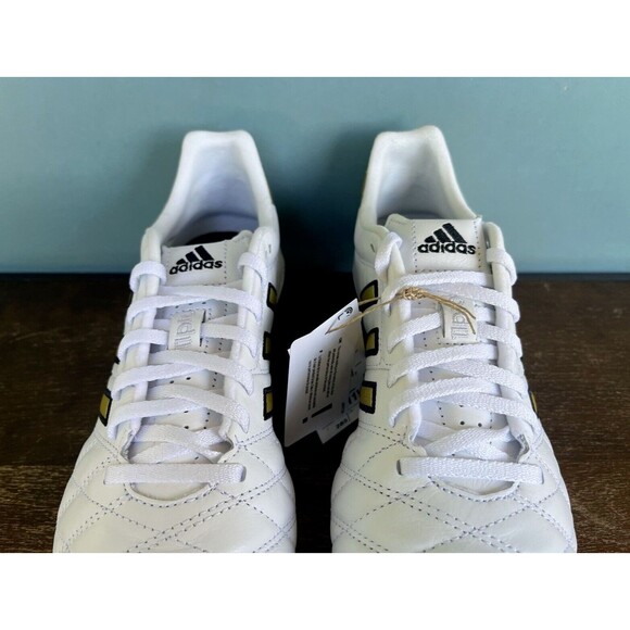 Adidas 11PRO FG TK Toni Kroos White/Gold Soccer Cleats Men's Size 10.5 JH6410 - Picture 8 of 14